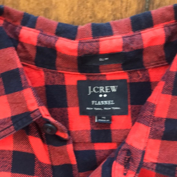 J Crew Flannel Button Down - Picture 2 of 2
